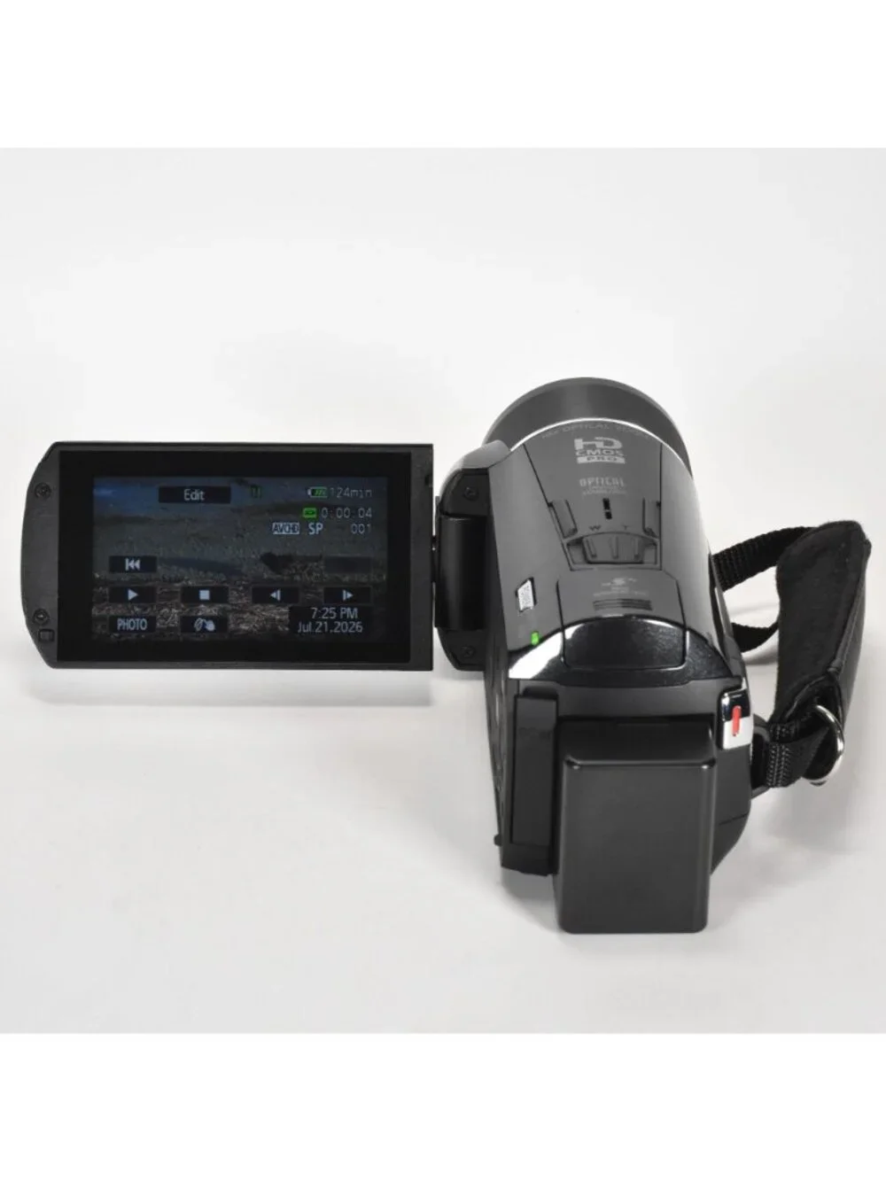 Canon VIXIA HF M50 HD Camcorder 10x Opt Zoom 8GB Internal Memory 16GB SD MINT